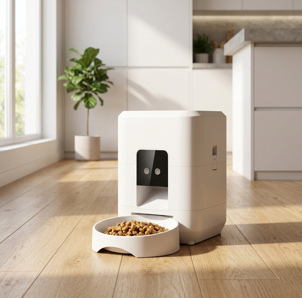 Smart Pet Feeder — App-Controlled Auto Feeder for Cats & Dogs