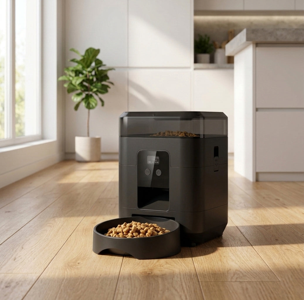 Smart Pet Feeder — App-Controlled Auto Feeder for Cats & Dogs